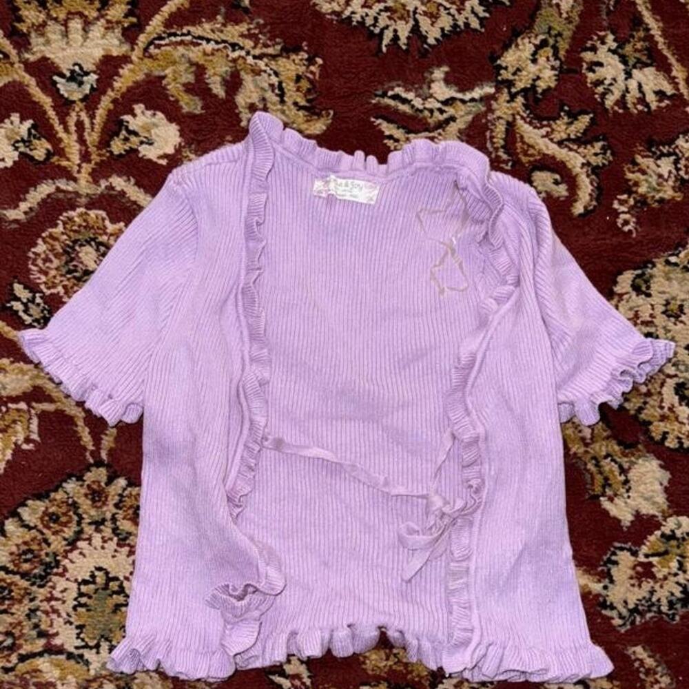 Love joy purple ruffle